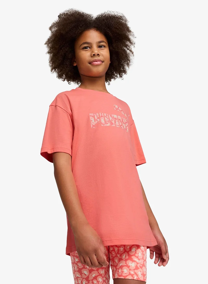 PUMA Youth Essentials Animal Logo Infill T-Shirt